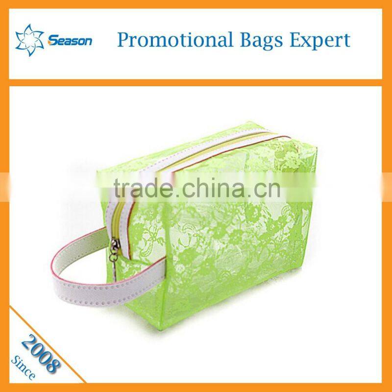 Small cosmetic bag mirror cosmetic bag material pvc transparent cosmetic bag