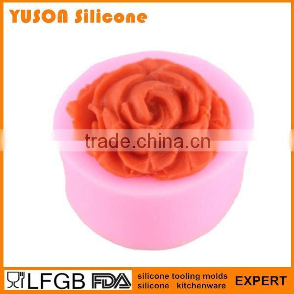 Hot Selling Rose Flower Cake Decoration Tip Silicone Fondant Mold