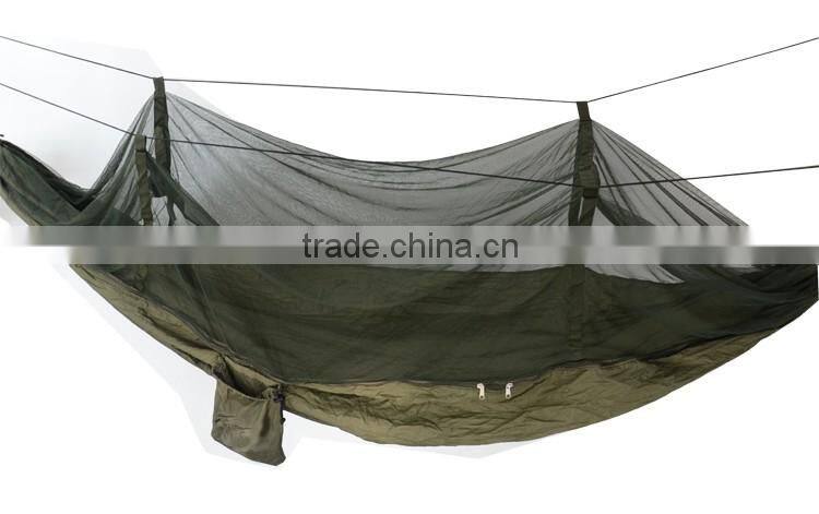 NBWT stable quality polyester netting covered military hammock mosquito net