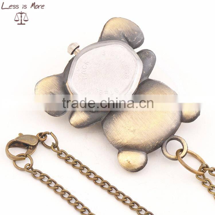 Alloy Antique Pocket Watch for bear Style