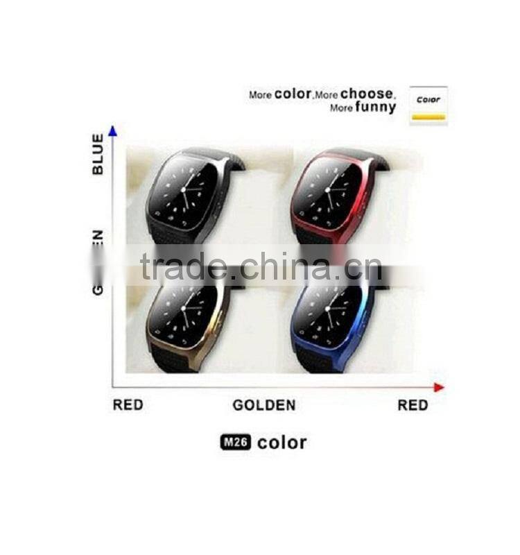 2015 hot and new products in China market smart watch with LED Display, romote control, Music Player for Mobile Phone