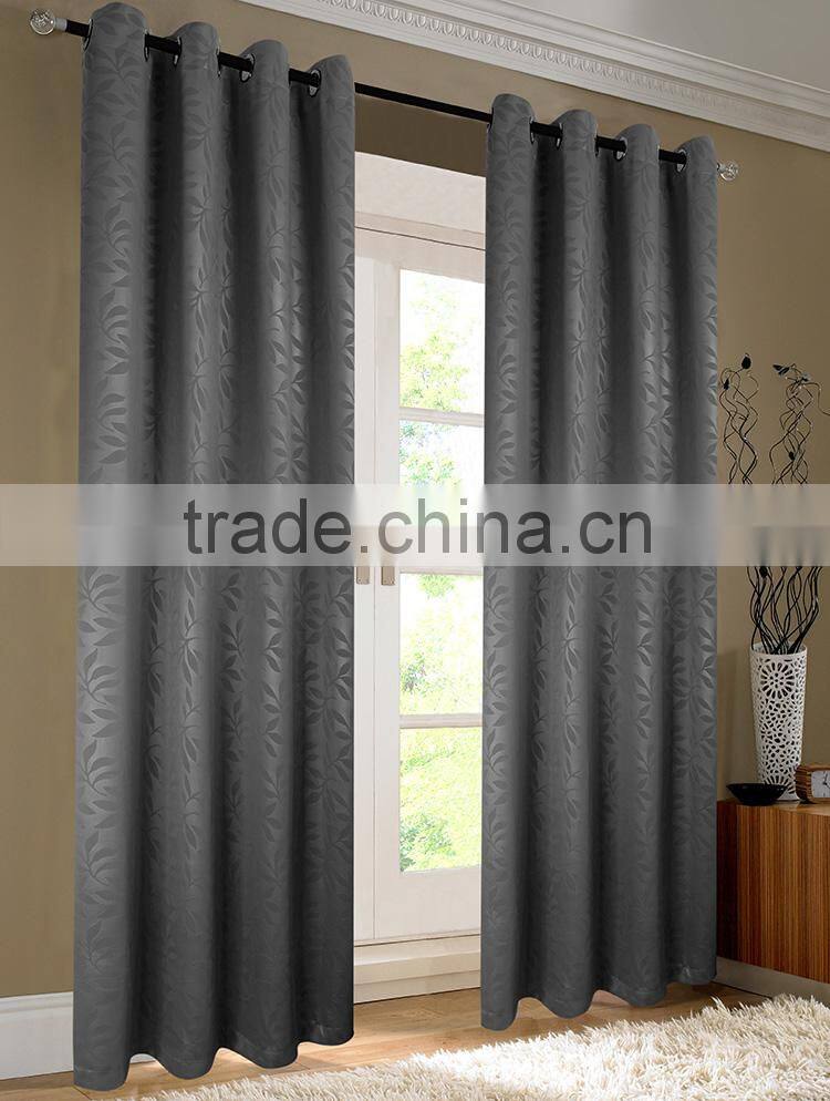 HLHT free sample available shade blackout curtain grey curtains
