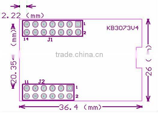 low cost solution! 2.4G zigbee module with high-reliability 8051 CPU core for home lighting control