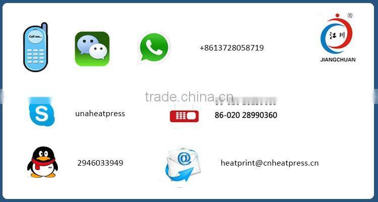 CE dual pneumatic t shirt sublimation printing machine