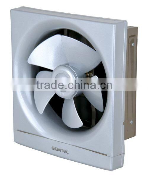 6~12 Inch Five Impellers Silver Spray-paint Plastic Air Exchange fan