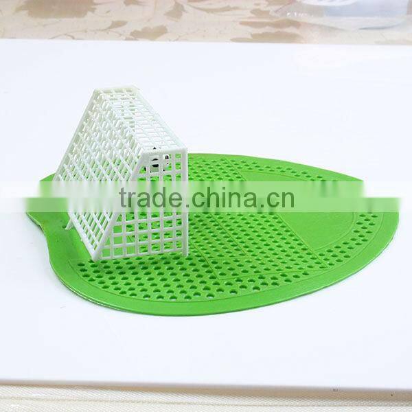 Urinal soccer game with bigger ads area