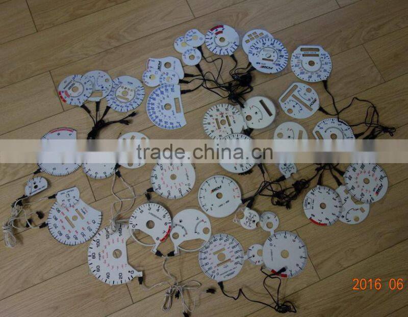 OSRAM material EL Luminous instrument board / EL sheet dashboard / EL panel dashboard