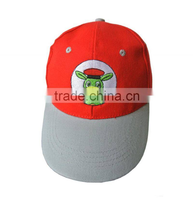 kids baseball cap with embroidery logo