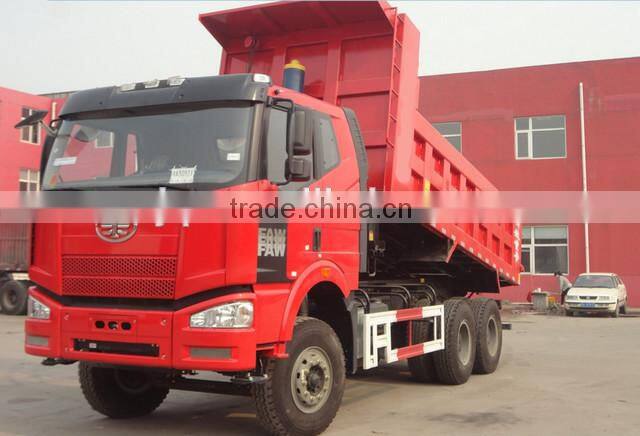 faw 6x4 330hp 10 tires tipper truck