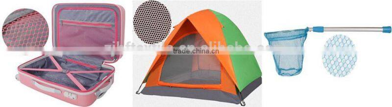 Chinese manufacturer 7*1 100% polyester knitted mesh fabric