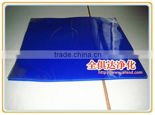 Clean room reusable silicone sticky mat