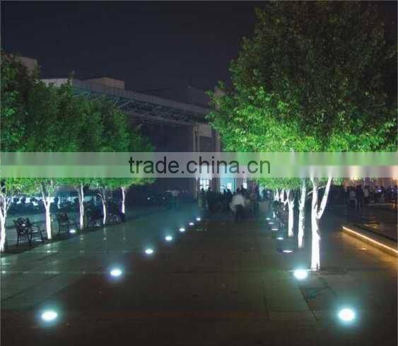 IP68 Waterproof 12W Led Inground Lights with 14 kinds of RGB Color change pattern