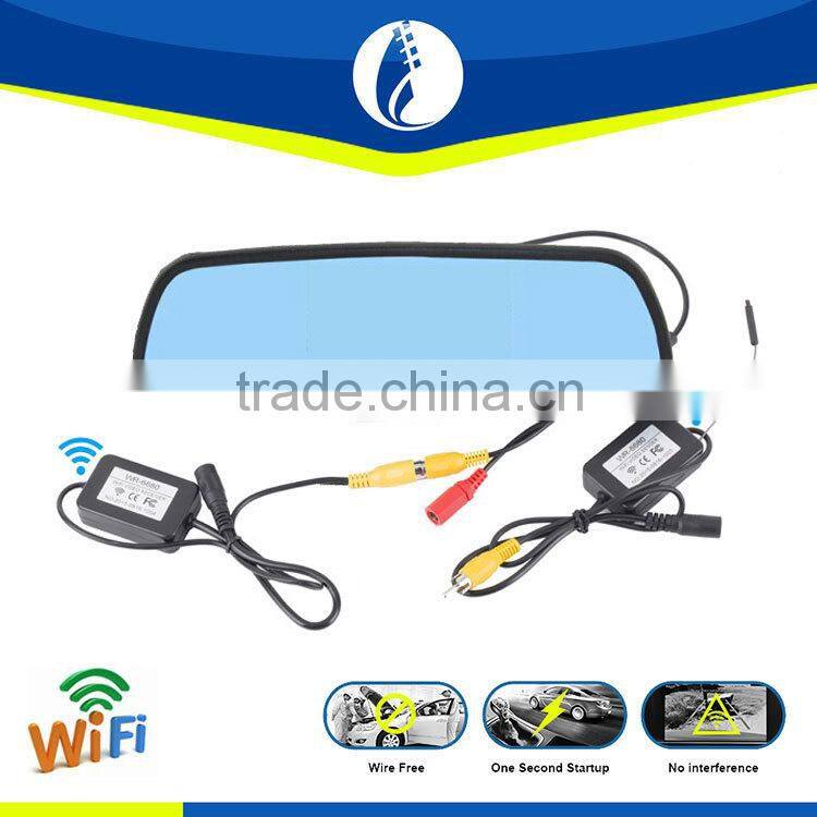 5 inch android reverse camera wierless rear view camera kit wifi wireless rear view camera rearview mirror dvr