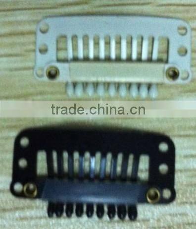 beige hair extension clips blonde hair extension snap clips 2.8cm 3.2cm 3.8cm