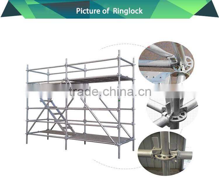 Factory delivering ringlock scaffold system scaffolding pipe