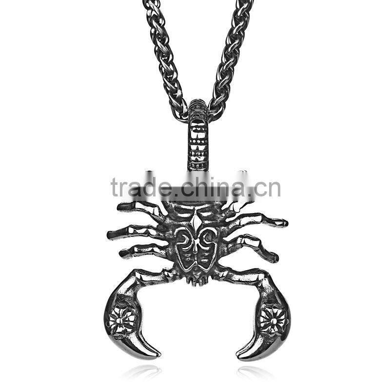 wholesale the new series Crabs titanium Complex Guge Te punk style hard bright pendant