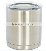 2016 developed 10oz hot selling stainless steel tumbler lowball