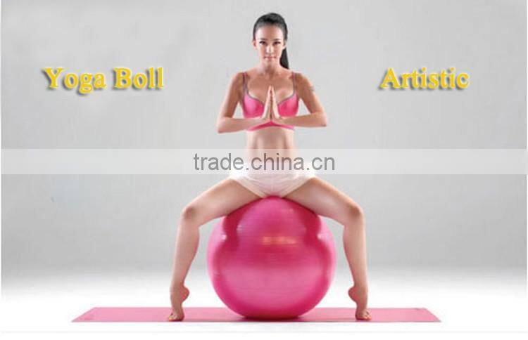 Wholesale Eco-friendly 55cm Green PVC Inflatable Yoga Ball Chair