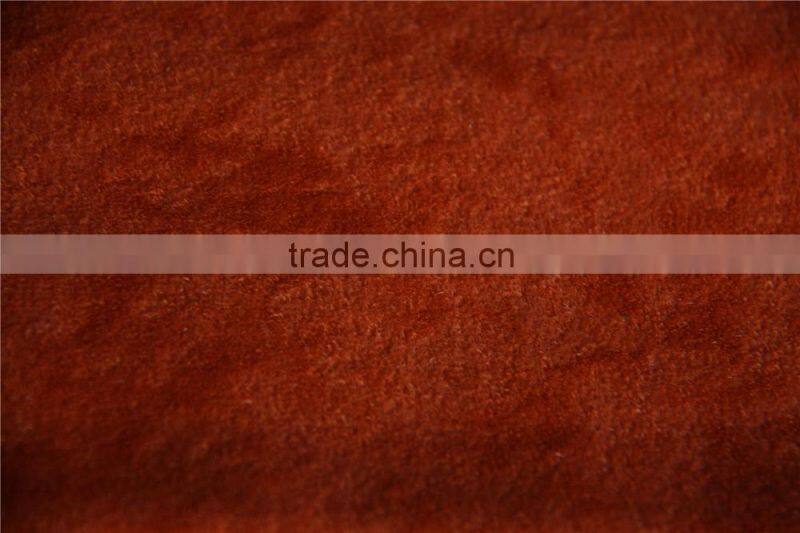 100% polyester warp knitted wholesale velvet aloba plain