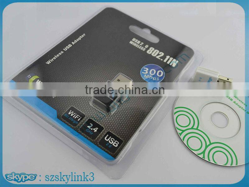 Mini 300M USB Wireless Network Adapter Realtek 8192 Chipset