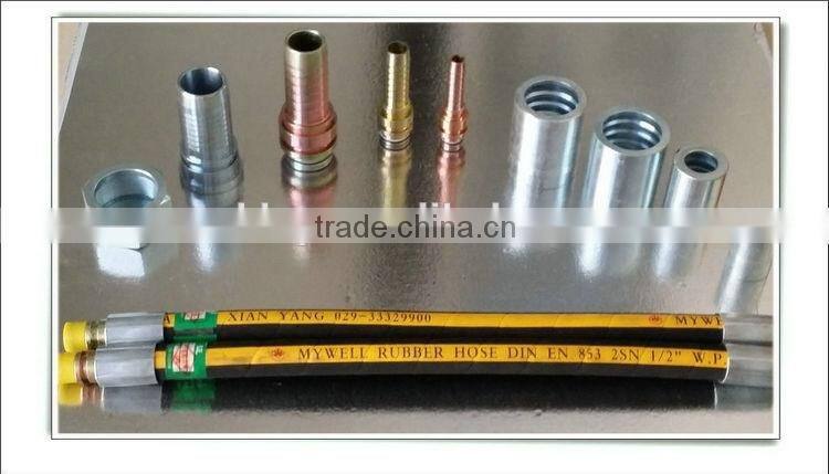 Rubber hose pipe assembly for coal mine