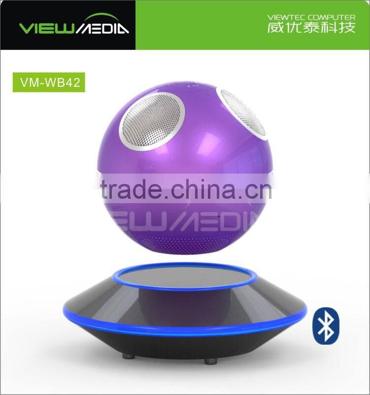 Viewmedia Livitating Bluetooth Speaker Floating Mold with Big Boom Size VM-WB42