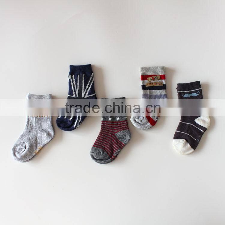 Eco Hosiery Soft Colorful Striped Cute Baby Girl Knitted Sock