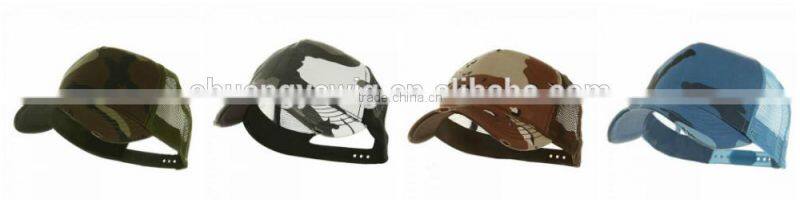 5 panel Camouflage trucker cap mesh cap