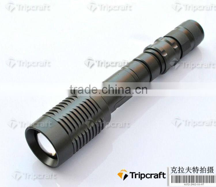 Trustfire XM-L T6 1600LM Z6 / Z5 5 Mode LED Flashlight torch Adjustable Focus Torch 1600 Lumens