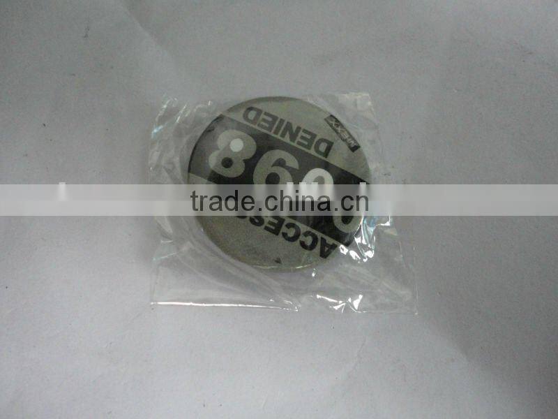 fancy cartoon tin plate badge