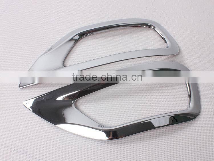 Chrome Rear Tail Fog Light Lamp Cover Trim 2pcs REAR FOG LAMP COVER FOR JEEP GRAND CHEROKEE 2014