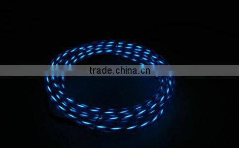 Shine the spotlight with water the LED light cable