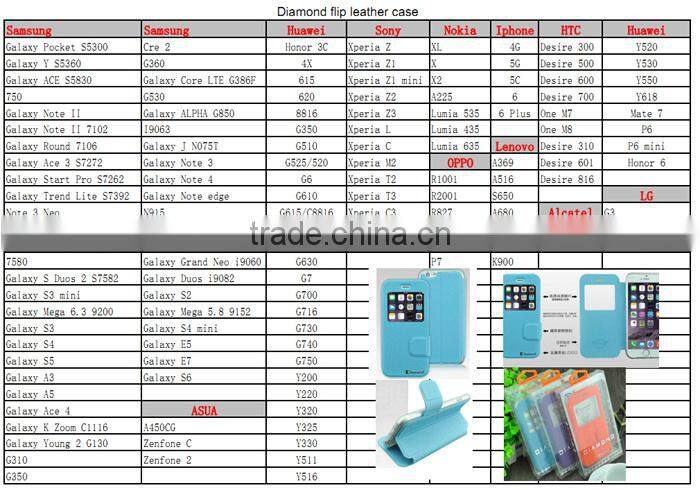 Flip leather case cover for Apple iphone 6