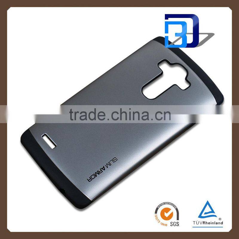 Manufacturer Wholesale Shockproof Heavy Duty Armor case cover 2 in 1 Armor slim case For LG G4 Rugged armor case factory price
