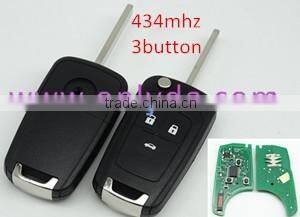 High quality Opel 3 Button remote key with 433MHZ 50% free shipping