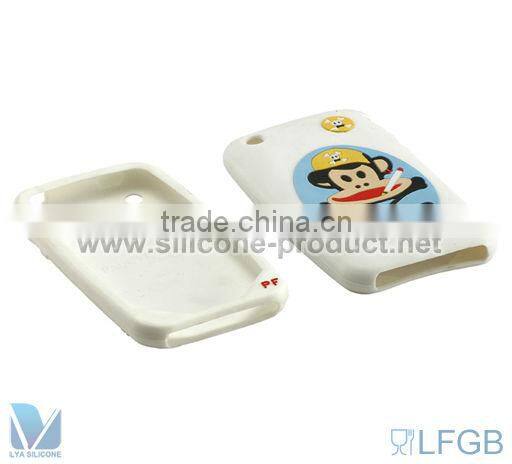 Epoxy tiger silicone phone coverfor 3G