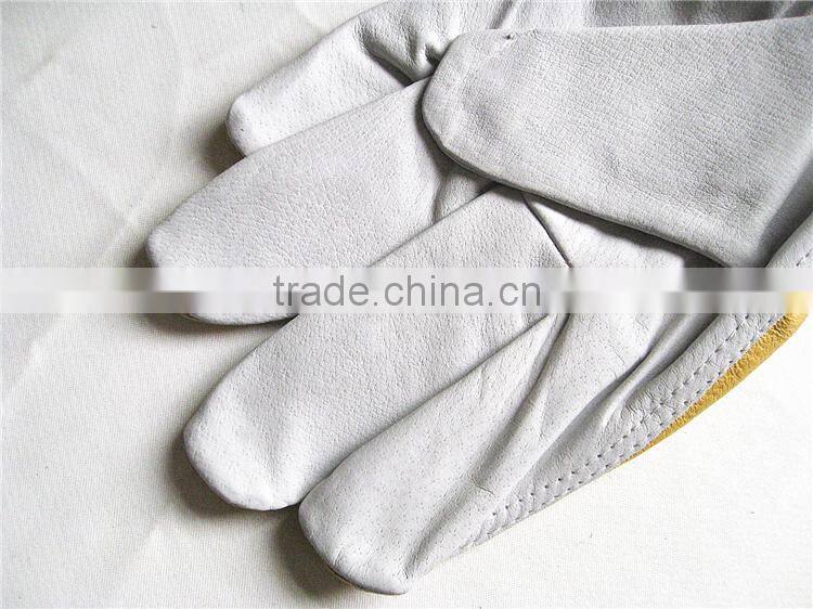 Grain Pigskin Leather High Impact Protective Gloves