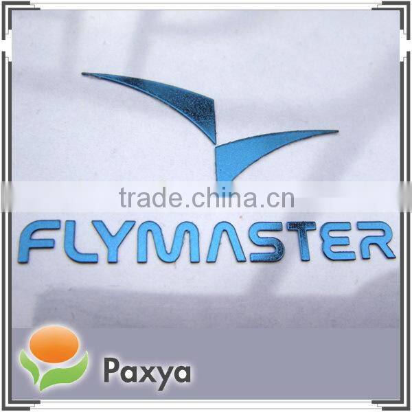 Home appliance custom thin metal nickel nameplate sticker with 3M adhesive