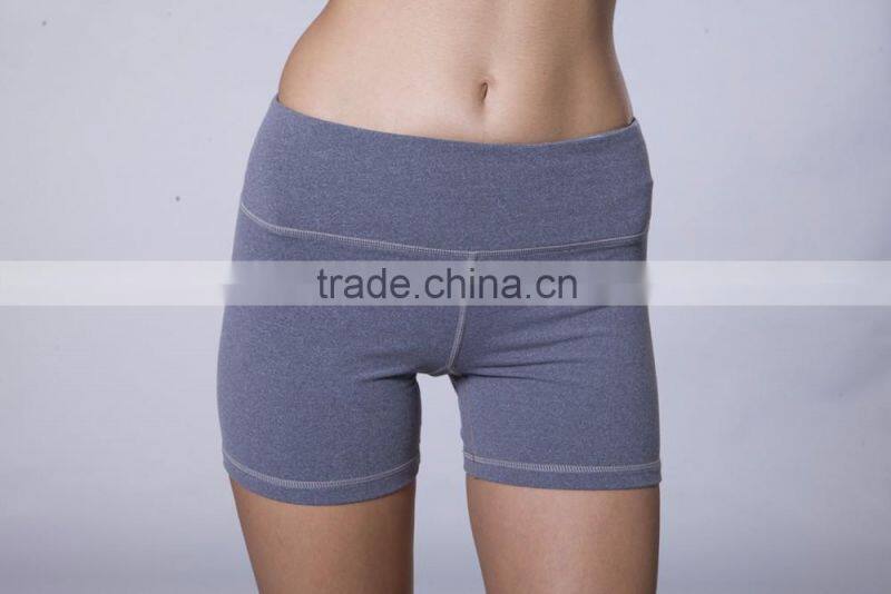 Fashion Active Gym Workout Wear Key Pocket Women Sports Shorts