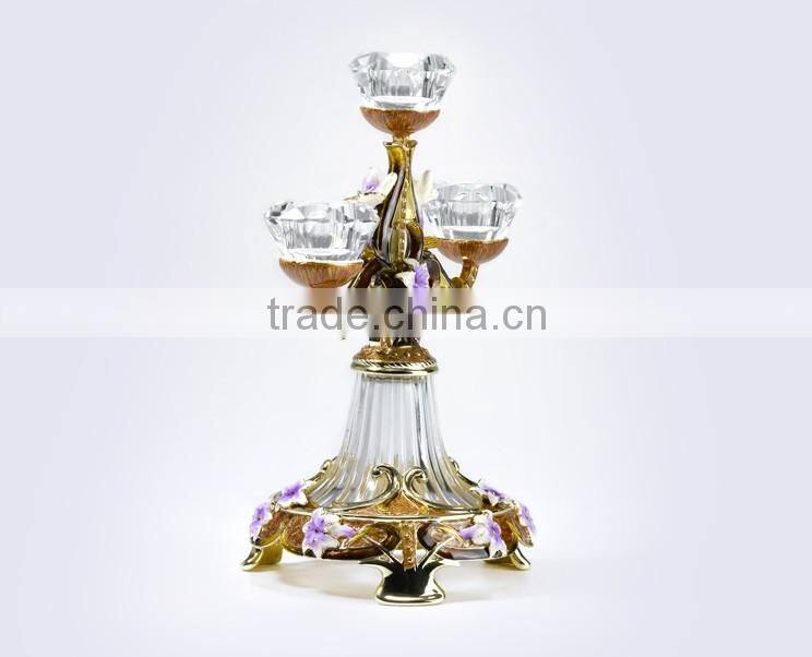 RORO Conjugal Felicity lily pewter craft gift candle stand