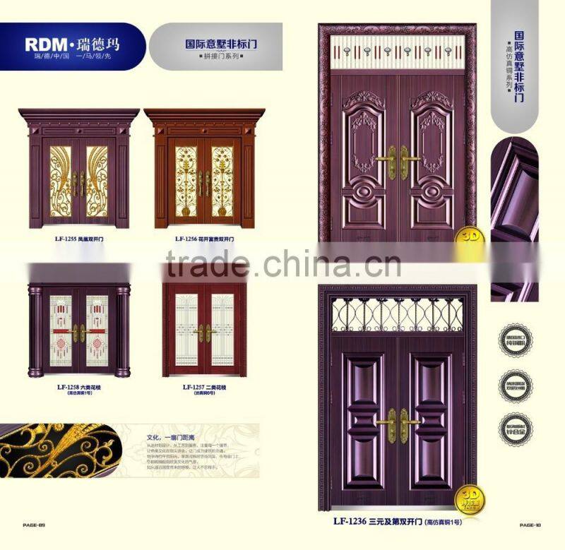 main door designs double door cheap security door stainless steel