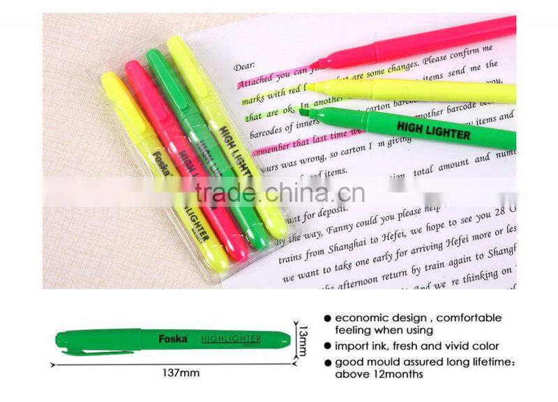 Good quality plastic highlighter