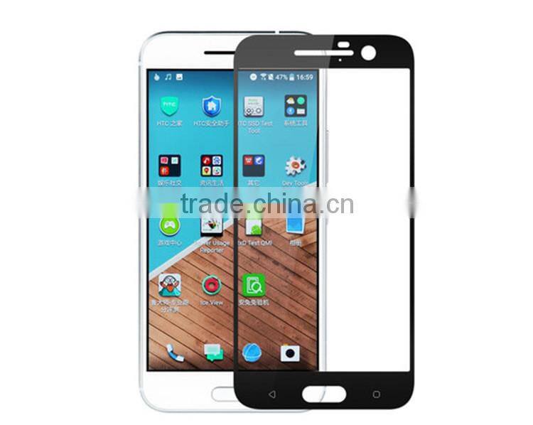 Hardness 9H sensitive operation delicate touch mobile phone screen protector for HTC M10