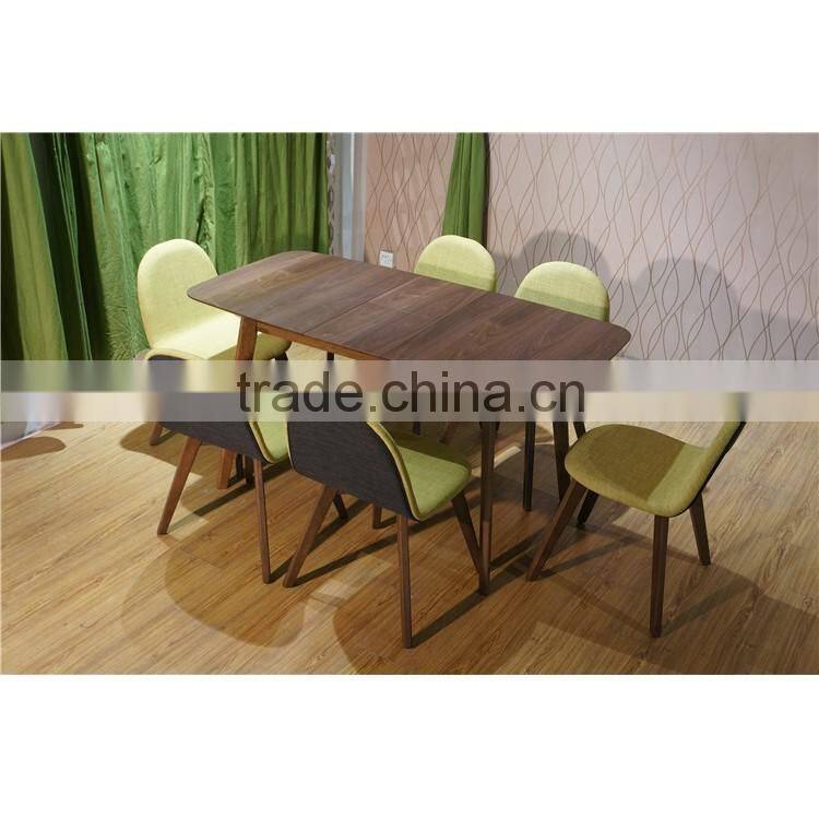 Wholesale Style Rubber Wood Dining Room Bar Chair Set
