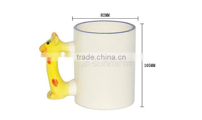 Sunmeta wholesale 11oz eco ceramic sublimation coffee cup(MKB10-30)