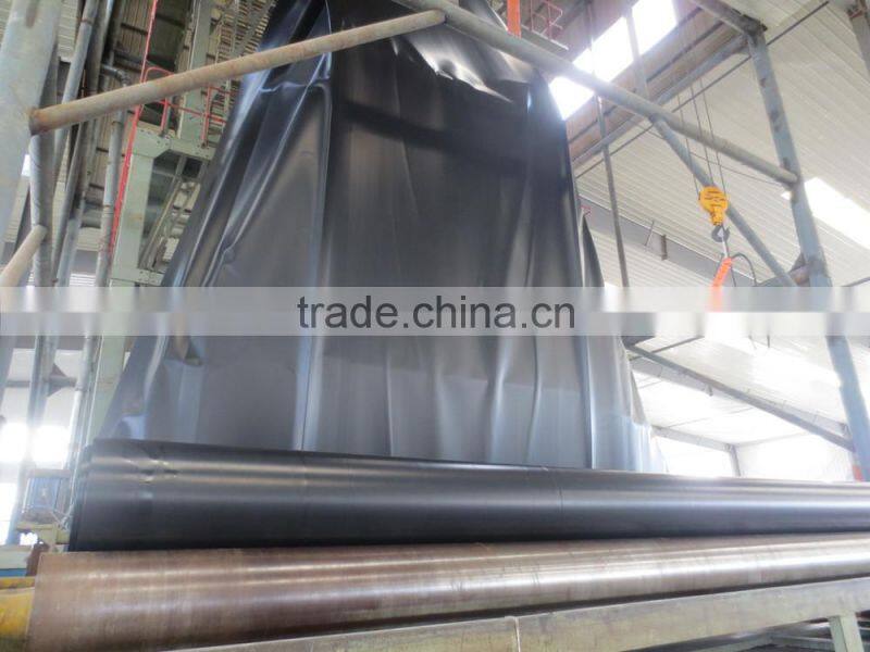 China Top class standard ASTM double side smooth HDPE geomembrane