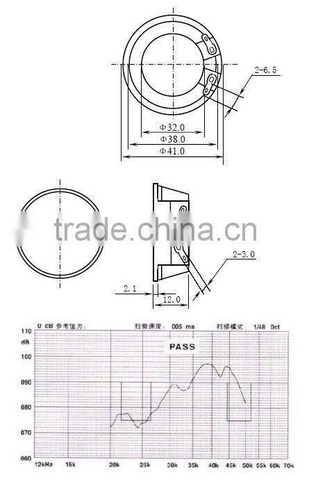 120dB 2.5KHZ piezo ultrasonic speakers