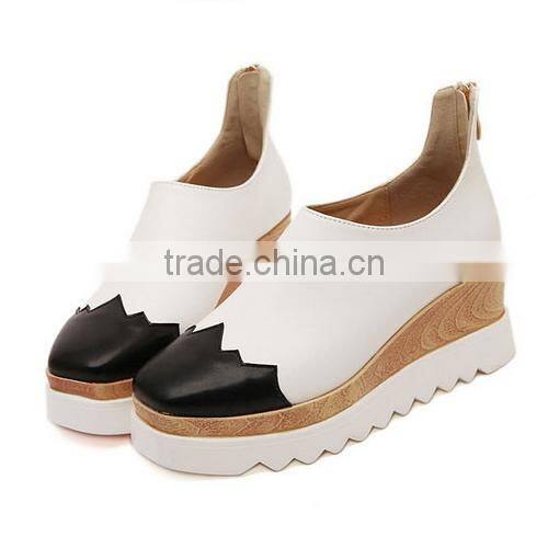 2015 Cheaper high quality double color outsole Casual shoes for woman beautiful double color leisure shoes for woman PM3903