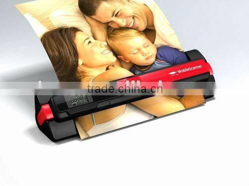 New 2013 digital slide scanning snap on scanner with own backlight CIS Sensor type support 32GB SD card USB and batteries power