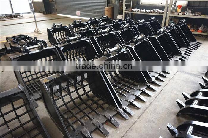 Customized PC650LC-8R/PC650LCLSE-8R Excavator Standard bucket, PC650 Excavator Wearable Bucket 3.1/3.5M3 for sale